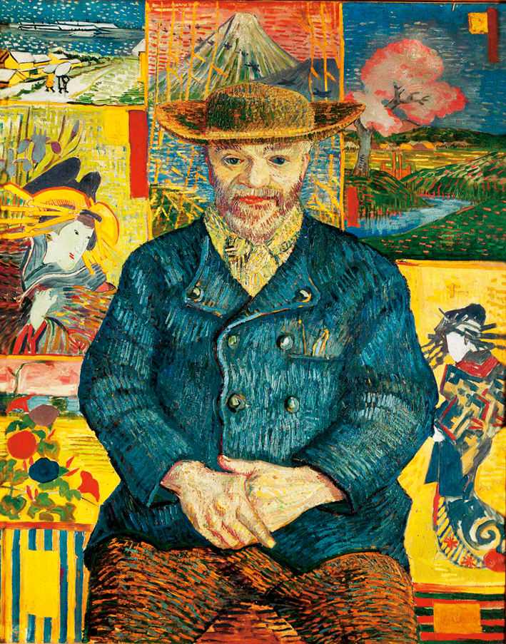  文森特·威廉·梵高  Vincent Willen Van Gogh —— 坦圭先生的肖像 (2)